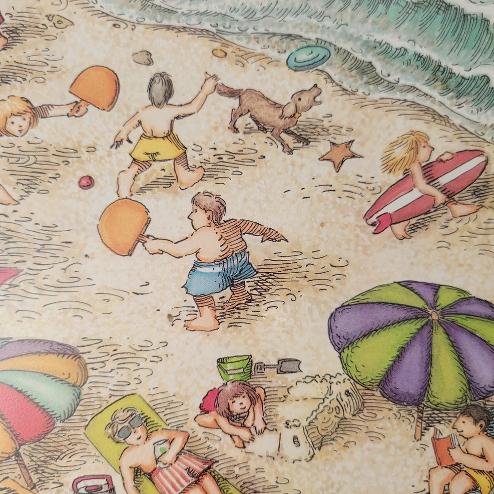 My Trip To The Beach ~ A Memory-Box Activity Book Set  ~ 1987 ~ FINAL PRICE!